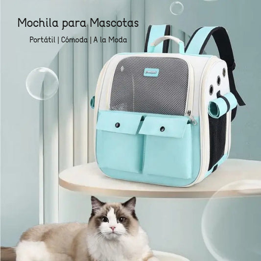 Bolsa Transportadora para Mascotas Mochila para Gatos y Perros